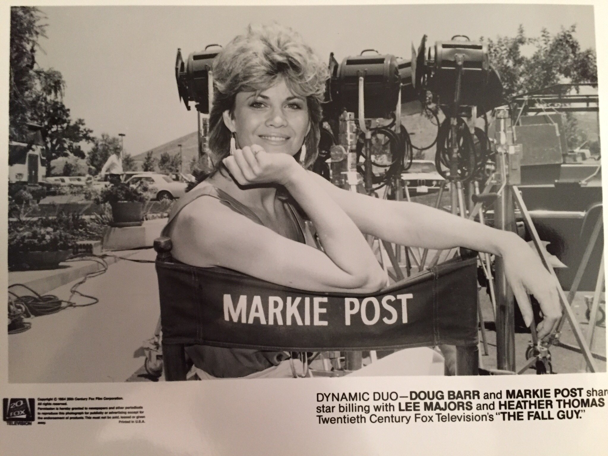 Happy birthday to the ever lovely Markie Post!  Salute! 