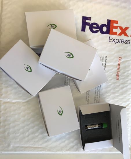 Today's 'Extremely Urgent' order heading out the door!  Super exciting.  Biggest sellers last month were IraZolve-Mito and ReZolve-L1 - for more info on our range of #fluorophores for #microscopy see: rezolvescientific.com