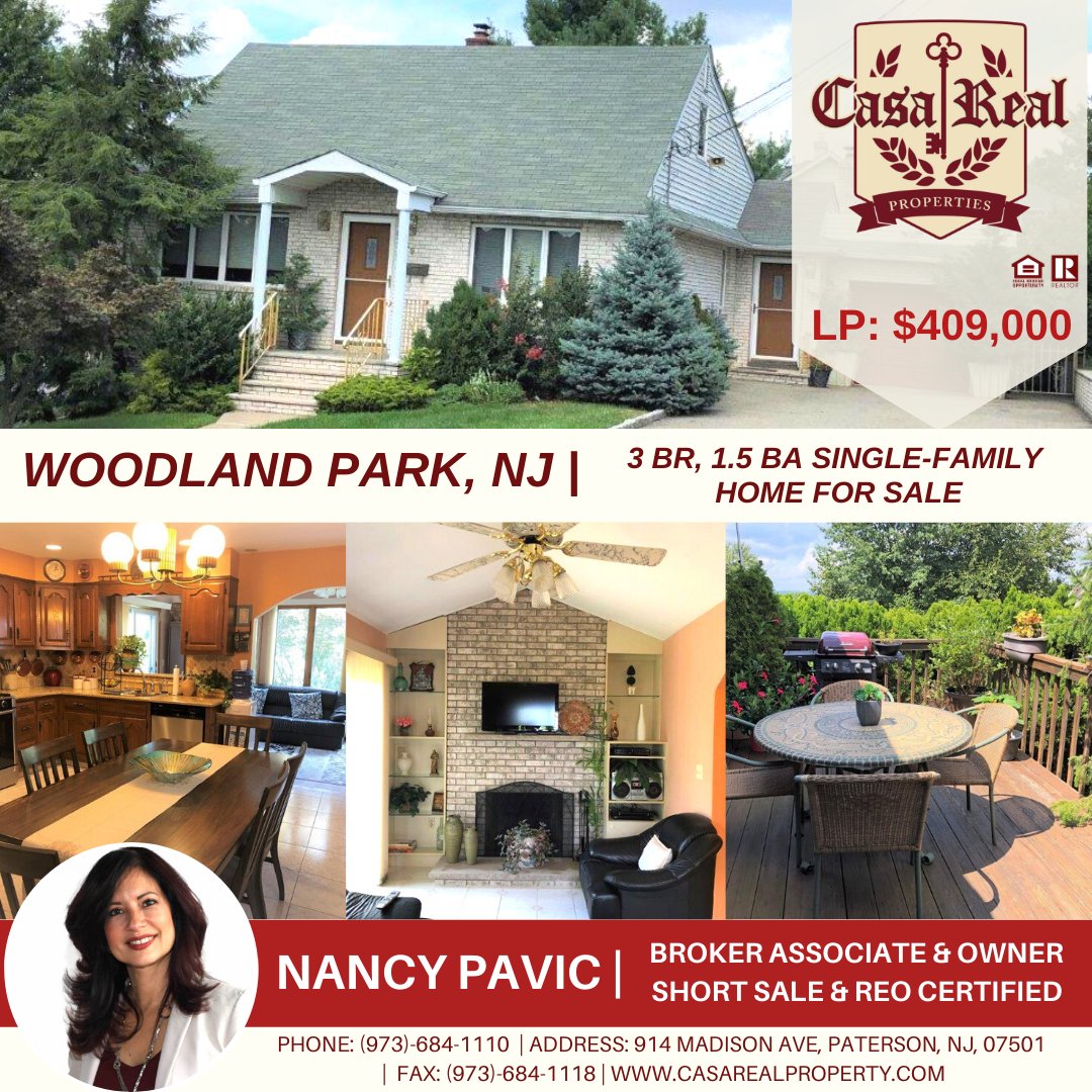 Casa_Real_Prop's tweet photo. Relax by the living room in this gorgeous 3 bedroom, 1.5 bathroom home. This property can bring you and your loved ones all the comfort you desire. 

Woodland Park | $409,000

Direct message us or call our office for more details: 973.684.1110. https://t.co/933M5cZF9N