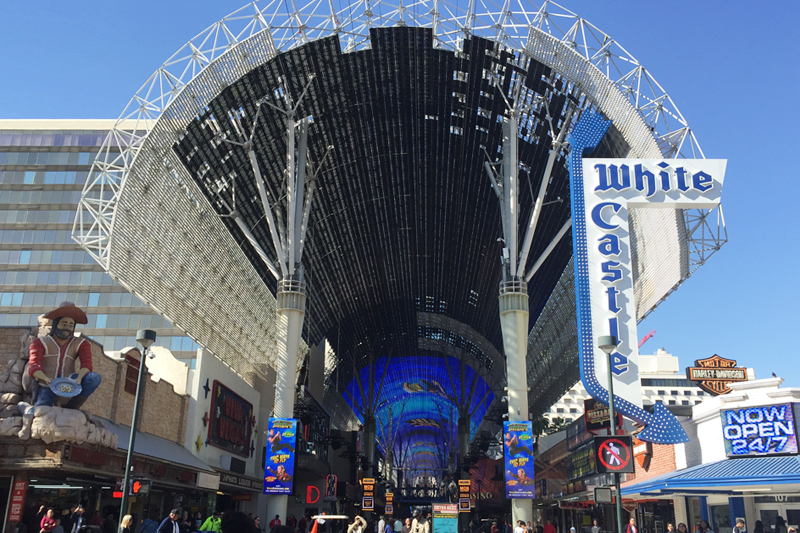 FSELV's tweet photo. This is happening! Last crate of LED modules are being installed on the Viva Vision canopy. Official unveiling of our $32 million renovation happens New Year's Eve. (You don't really need to wait, it's already mind-blowing.) Details: https://t.co/eh9u14q5tw https://t.co/AOGD2a3uwQ