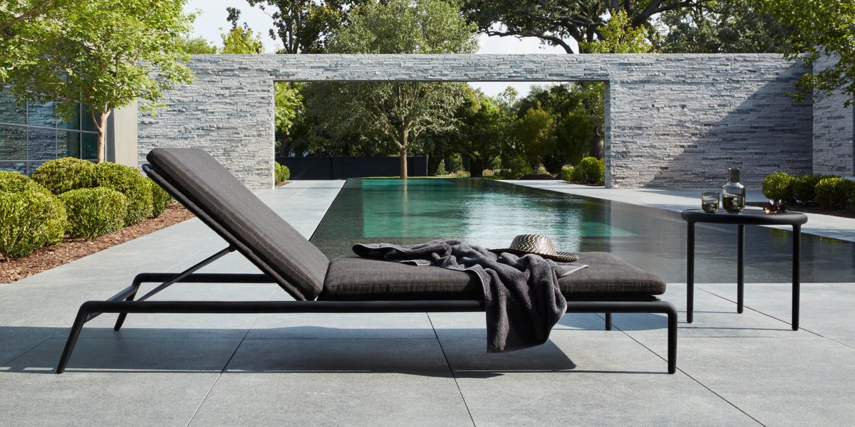Our new Otti collection, designed by Vincent Van Duysen, is the first outdoor furniture collection to utilize 100% solution-dyed acrylic <a href="/PerennialsFabs/">Perennials Fabrics</a> rope. This offers a natural look and feel while remaining resistant to the elements.