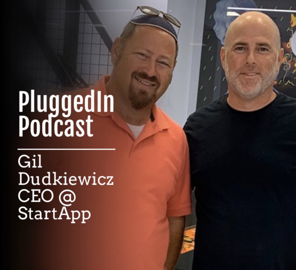 Check out the 1st episode of season 2 of the PluggedIn Podcast w/ <a href="/startapp/">Startapp</a>  CEO, Gil Dudkiewicz bit.ly/36mRt1G #podcast #entrepreneur #israelfounders