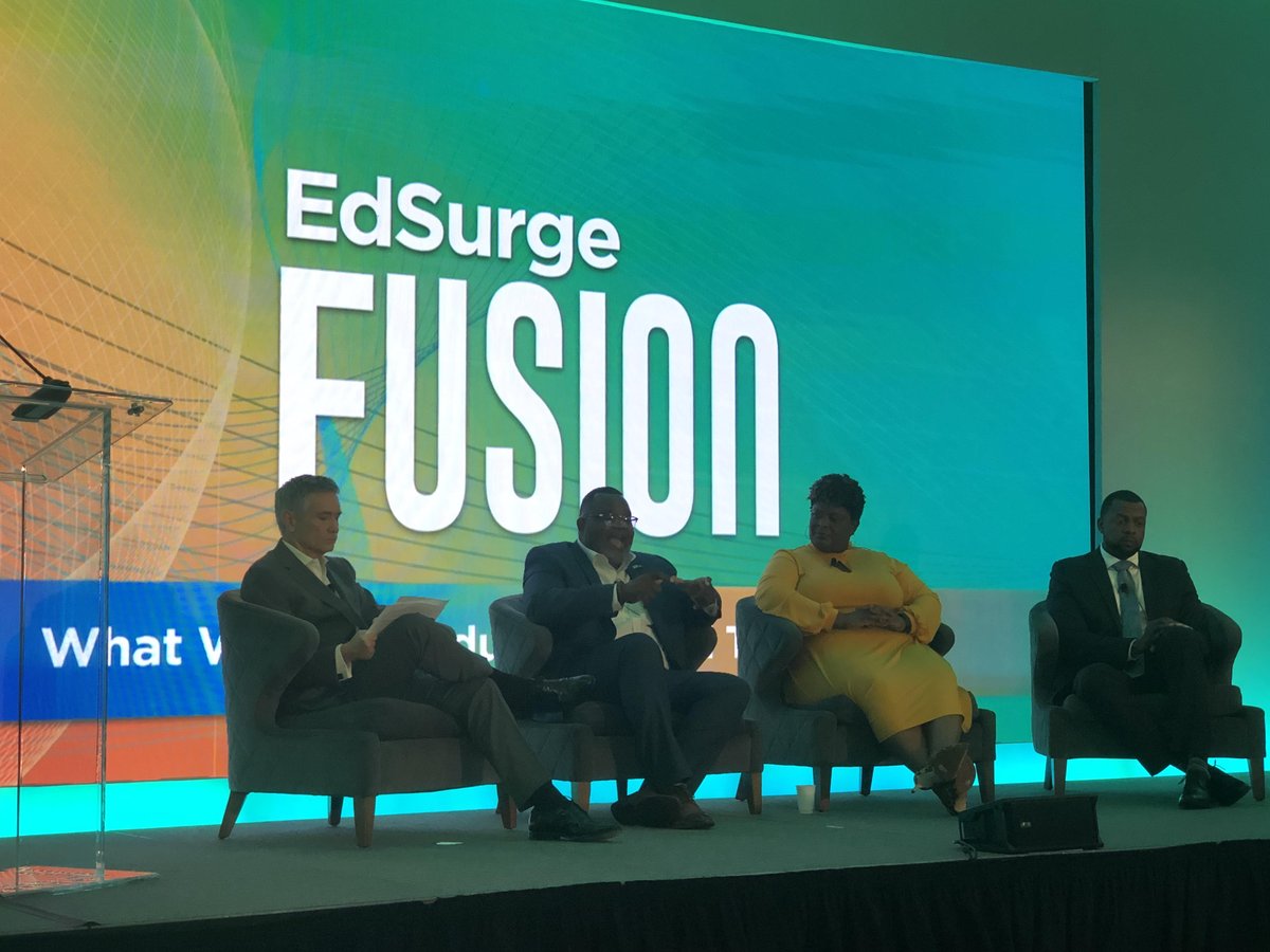 'The seeds of change will never grow in toxic soil.' Dr. Lamont Repollet is discussing the power of public policy to strategically address root challenges at #EdSurgeFusion.