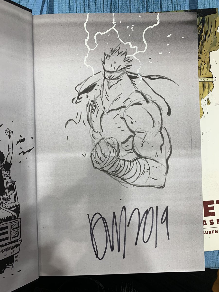 What a wonderful time I had at #LuccaComics2019. Thanks to @saldaPress for their amazing work on the Italian editions of Murder Falcon and Ghost Fleet and their amazing hospitality, and thanks to all who stopped me to say hi or chat. I've never felt more welcome in a new place. 