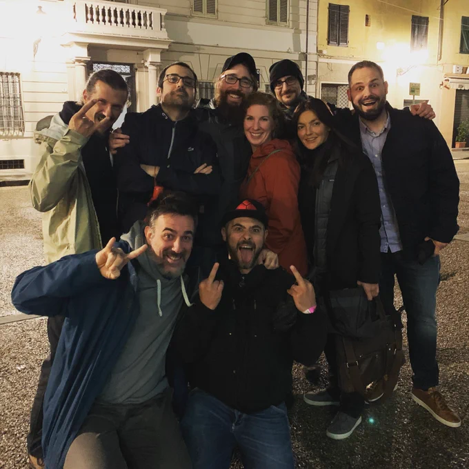 What a wonderful time I had at #LuccaComics2019. Thanks to @saldaPress for their amazing work on the Italian editions of Murder Falcon and Ghost Fleet and their amazing hospitality, and thanks to all who stopped me to say hi or chat. I've never felt more welcome in a new place. 
