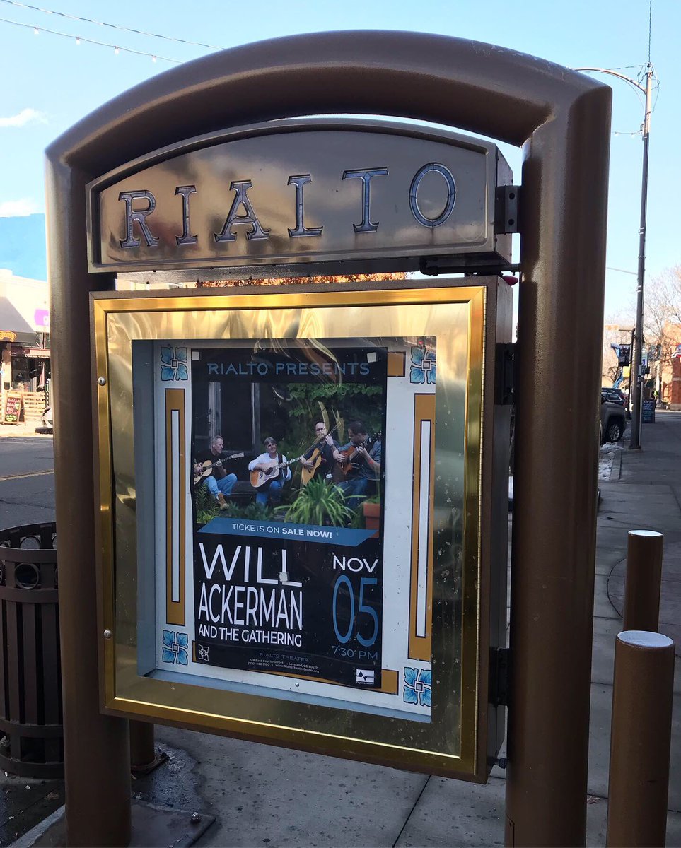 Familiar faces in Loveland, CO. Four Guitars will be at the Rialto Theater tomorrow night.