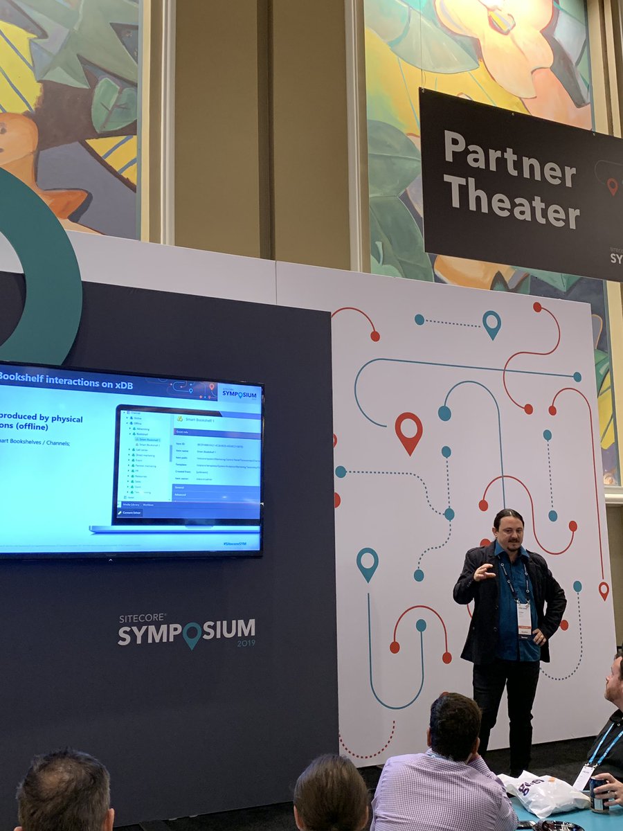 Nishtech's tweet photo. Our @Sitecore Architect & #sitecoreMVP @RPeplau presenting #FacialRecognition & Omni-Channel #marketing at Partner Theatre in #SitecoreSYM. Stop by our #booth203 for deeper conversation regarding your #DigitalExperience https://t.co/fOVvZRNErj