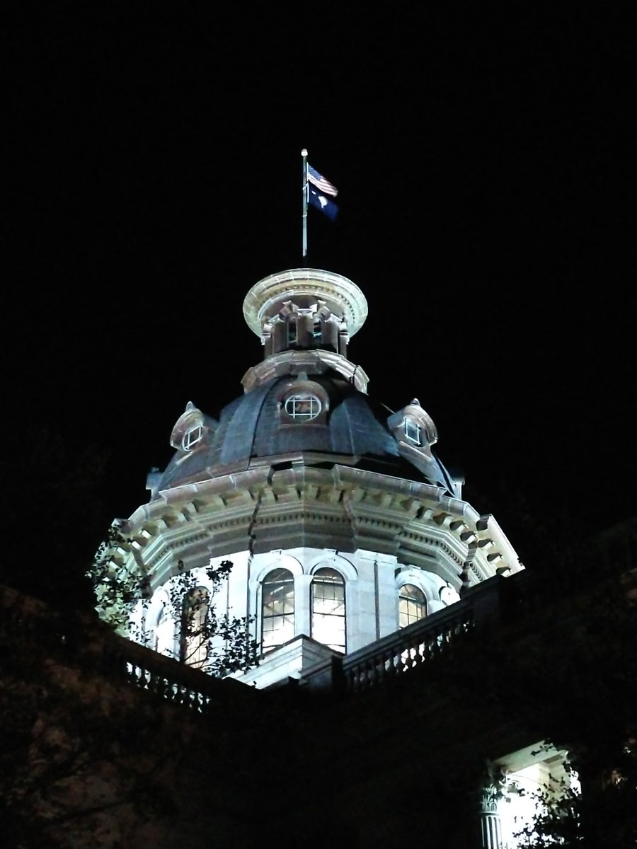 Phil_Hamby's tweet image. Nighttime at the #SCStateHouse
.
#SCGeneralAssembly #nightphotography #photography #architecture