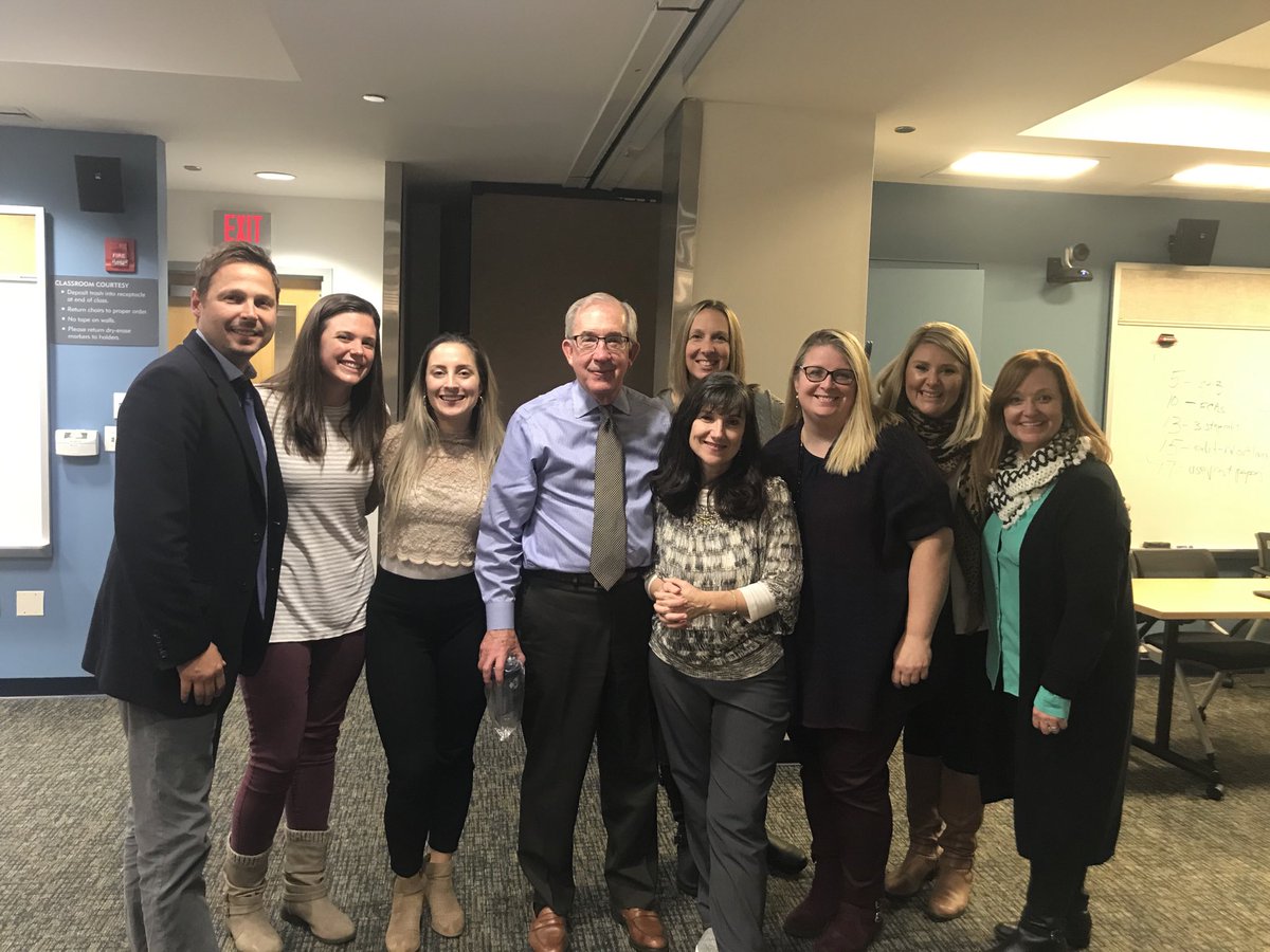 ⁦@Centennial_SD⁩ Teachers spent some time with John Collins at UPenn this evening! #teamcsd ⁦<a href="/Willow_Dale_ES/">Willow Dale Elementary School</a>⁩ ⁦<a href="/CSDDavisES/">Davis-ES</a>⁩