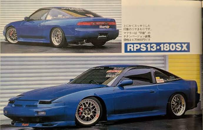 おはようございます この平岡さんが乗っていた180SX の前期バンパーに