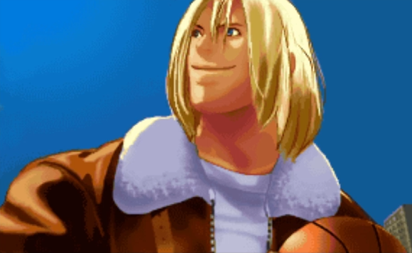 NBA Jam (the book) on X: The Boss Team -- Mr. Big, Geese Howard, and  Wolfgang Krauser -- poses in The King of Fighters '96 promo art.   / X