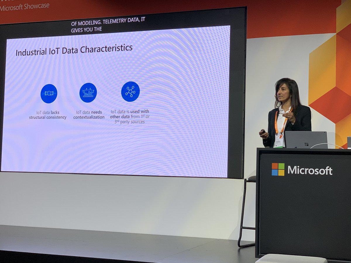 There's a simple solution for the #IoT data problems Chandrika is talking about at #Ignite2019.  Check out #Azure Time Series Data.