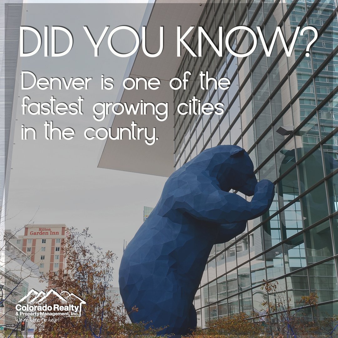 ColoradoRPM's tweet image. Denver's population has more than doubled since 1960, and according to Forbes, it’s also the top city for job prospects and business growth.
#MoveToDenver #FunFacts #DidYouKnow #DenverLife