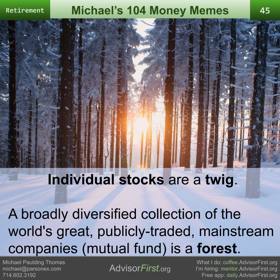 michaelpthomas's tweet photo. Michael's 104 Money Memes 45

► Free App for Financial Advisors: https://t.co/nvmRL5hMjJ

#mptpro #parsonex #AdvisorFirst #money #investments #retirement #mutualfunds #americanfunds #capitalgroup  #529plan #ira #roth #401k #nickmurray #warrenbuffet #michaelthomas https://t.co/EA8Y24zVFO