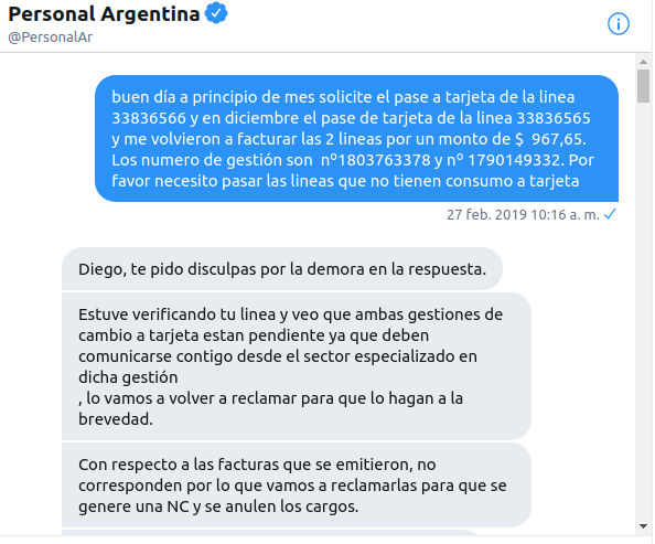 I3g0's tweet photo. @PersonalAr  aquí comenzó la odisea con Personal https://t.co/lvHLh7dikI