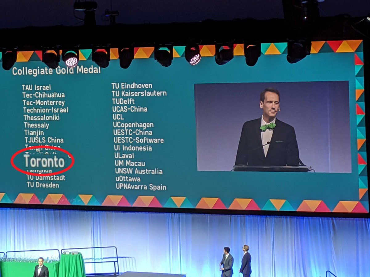 That's it, we've done it! We won gold 🥇🎉🤩 We were also nominated for best project in the undergrad manufacturing track. That was an amazing jamboree... (1/4)