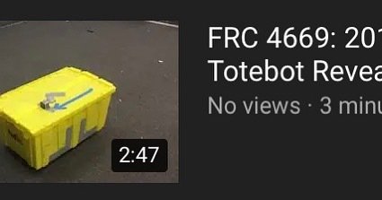 Totebot Reveal is now up on the YouTube channel; link to our channel on the website linked in our bio! Check it out! #frc4669 #omgrobots #firstroboticscalifornia ift.tt/33gK1TR