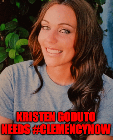candoclemency's tweet photo. Kristen Goduto needs #ClemencyNow @realDonaldTrump @jaredkushner @Wardanncheryl @InmateSupport5 @atownram @BarenMater @TheBlueRobe1 @JessyMichele @TopekaKSam @PrisonReformMvt @Prisonology @undergradwoman  @NoraCallahan  https://t.co/BdGFDwMPyO https://t.co/XJyiAnmPUp