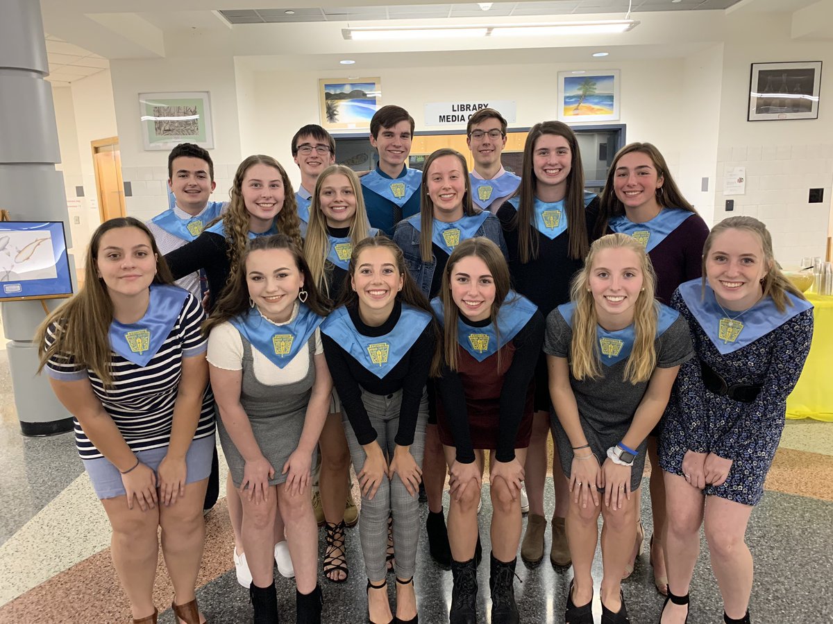 Great job tonight NHS seniors!!  Thank you!!