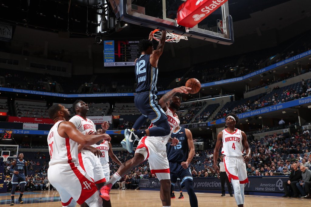 Morant dunks over 7footer scores 52 as Grizzlies top Spurs  NEWS10 ABC