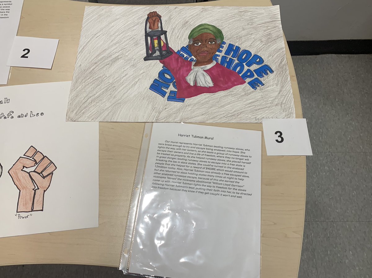 SaylesBrittany's tweet photo. Harriet Tubman murals!!! Part 2 https://t.co/lrF4OsWW0i