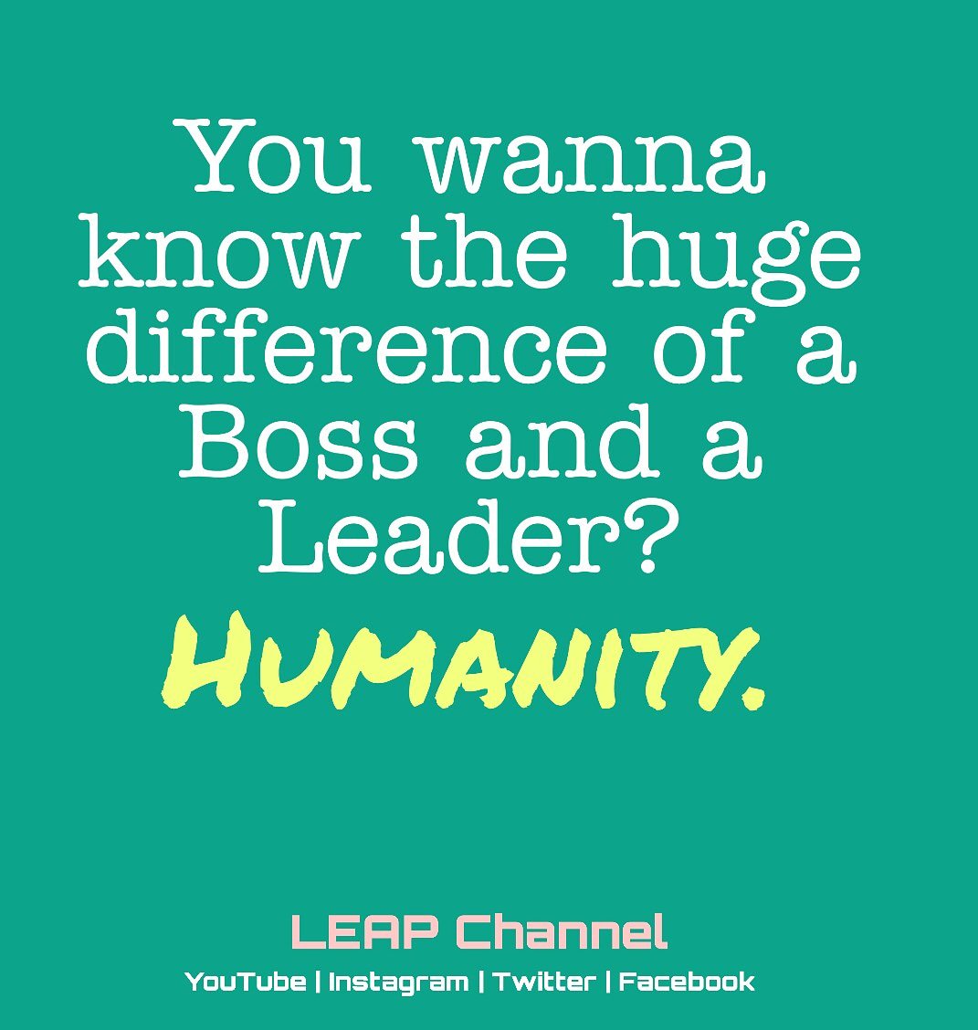 channel_leap's tweet photo. #LEAPchannel #Blog #Blogger #quotes #MotivationalQuotes #InspirationalQuotes #ProfessionalQuotes
#WritersCommunity #Writers #InstagramQuotes #DailyQuotes #humanity #LeadershipMatters #LeadershipDevelopment #Trending https://t.co/jvVFE3GLRG