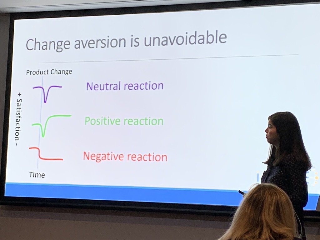 Computing4HEP's tweet image. Developer Stella Christodoulaki describes her efforts to produce a new INSPIRE database. Change is always disruptive but there is usually a net gain in the end. #CHEP2019