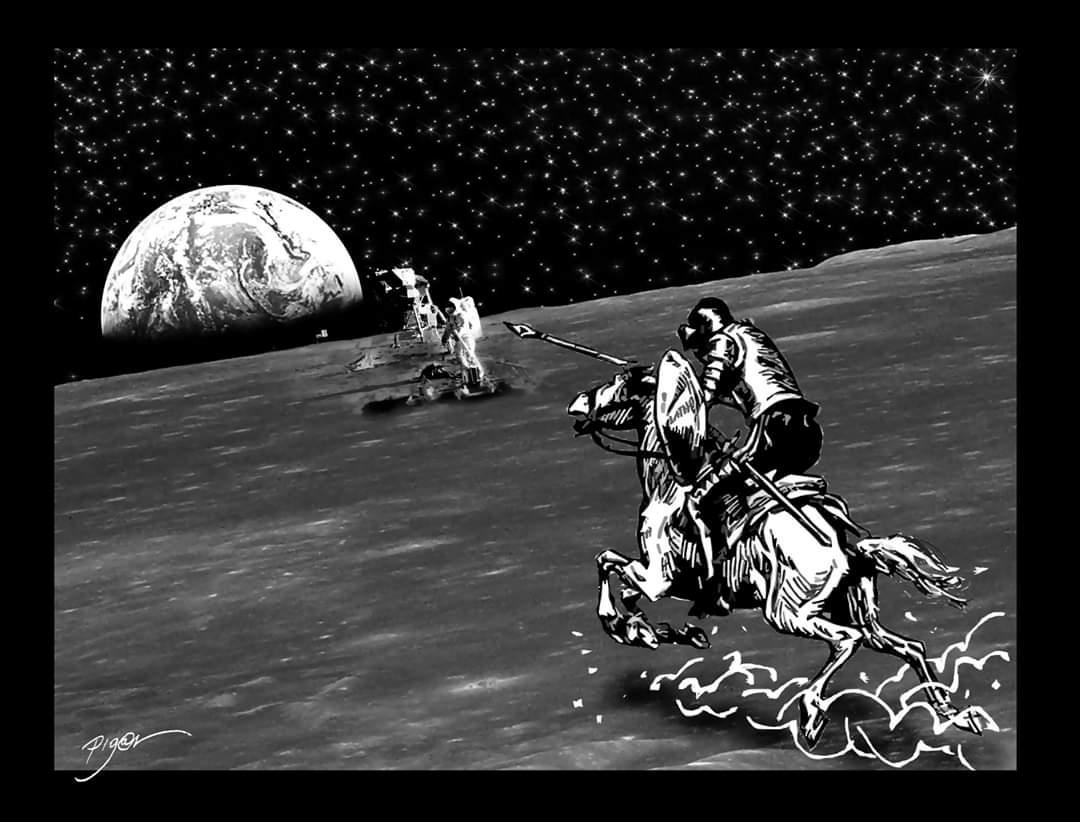 ragipart's tweet photo. Siyah & Beyaz Serisi
Don Kişot huzursuz / Don Quixote is restless
#SiyahBeyazSerisi #BlackWhiteSeries #Ragipart #RagipToklucu #FotoPentür #PhotoPenture #Art #İzmirdeSanat #Sanat #PIGAR #pigart #DonKişot #DonQuixote #Ay #Moon #Astronot #Astronaut #Apollo11 #Dünya #Earth https://t.co/57nnHrDlAj