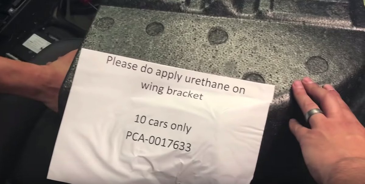 EricSWalz's tweet image. These guys found this note taking apart a Tesla Model 3 to remove the battery.  It&apos;s some type of manufacturing note for employees. #TeslaEngineering #Model3 youtu.be/T-MxNpVxIqc