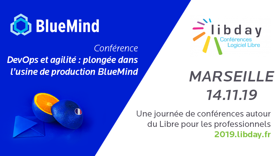 bluemind's tweet photo. 📅 Rdv au #devopsdday / #libday avec @sylvaingarcia pour une conférence " #DevOps et #agilite : plongée dans l'usine de production BlueMind"
📍 14.11 - Marseille 👉 https://t.co/qvDdb3DoOn
#opensource #messagerie #NousAvonsLeChoix https://t.co/ZbxuGBh01s