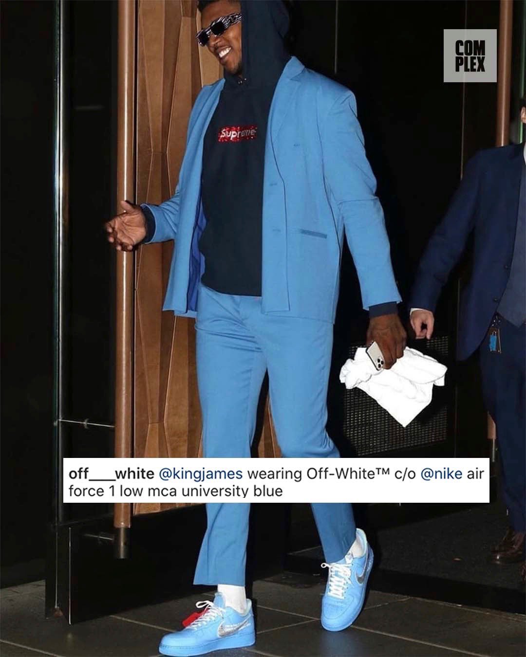 B/R Kicks on X: .@KingJames arrives in the “MoMA” Off-White Nike