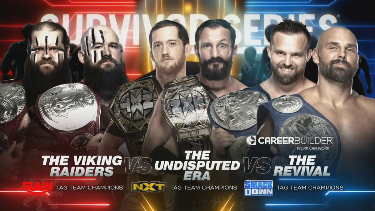 WWE Announces The Undisputed Era Vs. The Revival Vs. The Viking ...