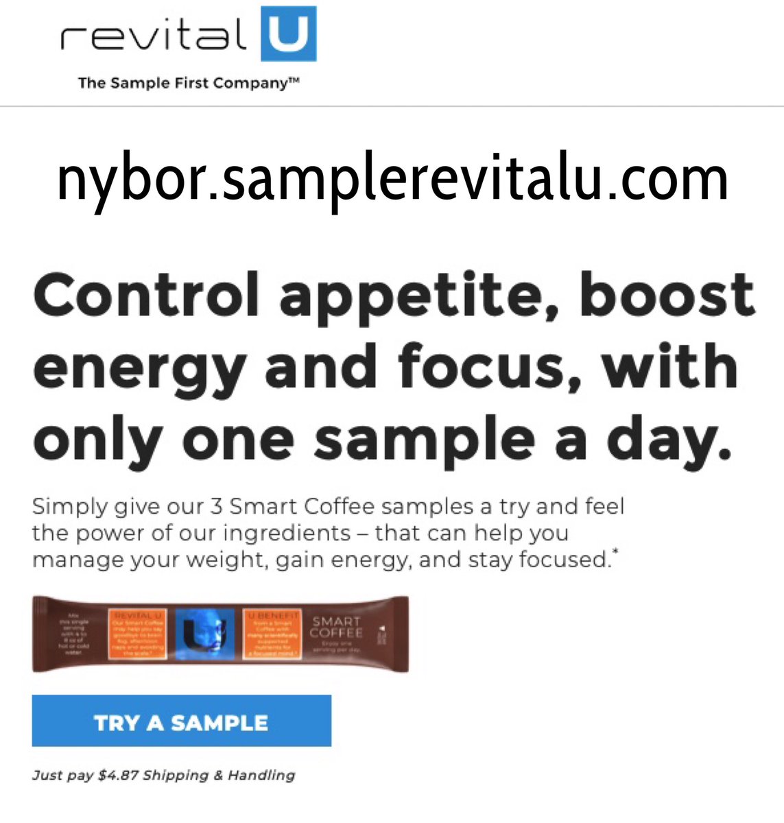 nylashlady's tweet image. nybor.samplerevitalu.com #controlappetite #samplefirst #tryitfirst #energyboost #focus #energy #coffefirst