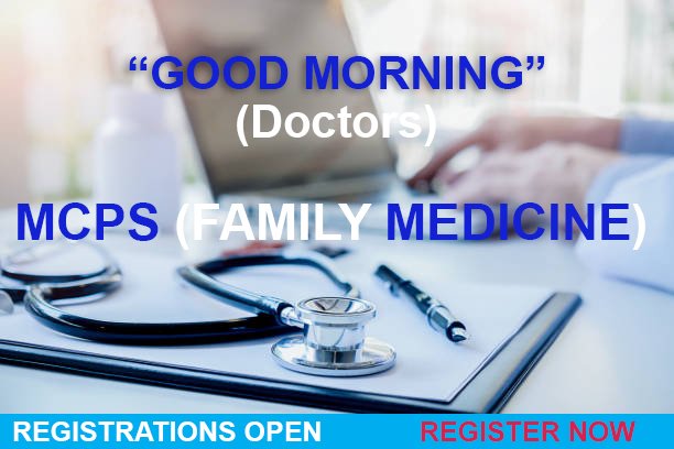 #BoostYourSkills #MCPS #FamilyMedicine #GetRegistered
Call/Whatsapp 0320-1116644