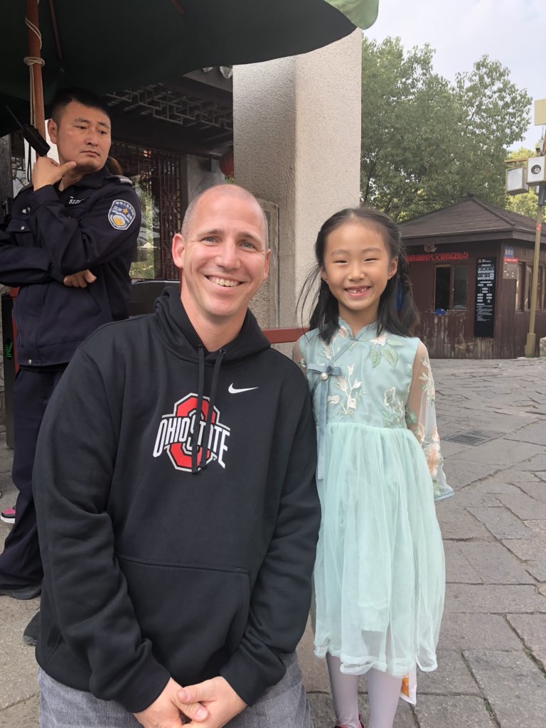 Highlight of trip so far, in village of Tong Li, these two Shanghai natives wanted nothing more than to practice their English with us. Ages 6 and 7 and they were so excited!!! Happy they had a chance to show off their learning! <a href="/rochcommschools/">Rochester Community Schools</a> @RCSGlobal