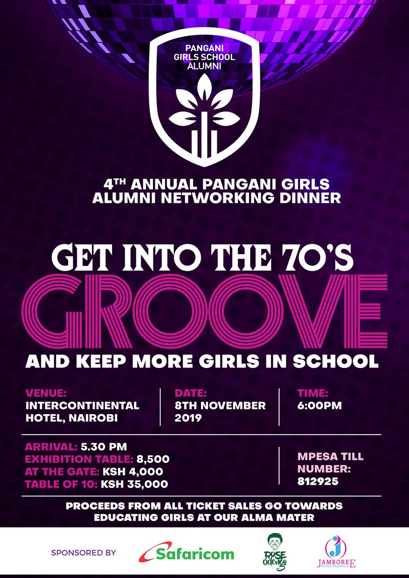 pangoalumni's tweet photo. 3. DAYS. TO. GO!!! Grab your tickets and girls today! An Auction awaits with the chance to walk away with Lunch with Kenya's leading celebrities @MarkMasai @danaceda! #PayItForward #PangoAlumniDinner #GetInTheGroove @SafaricomPLC @CocaColaAfrica @ICNairobi @events_jamboree https://t.co/TCEe8bzHE5