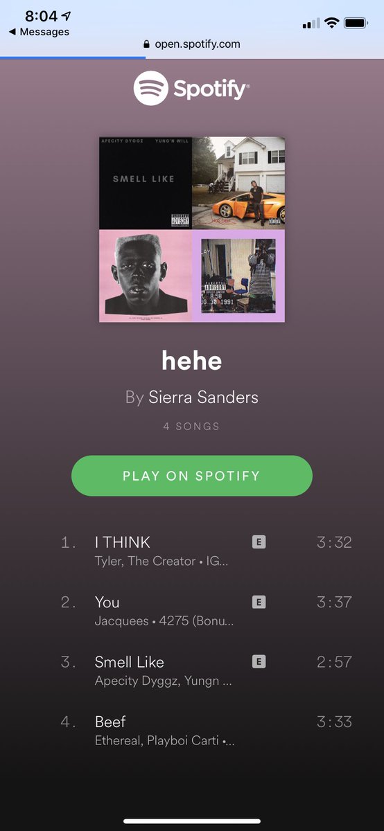 BryleeSchuler's tweet photo. when someone makes you a playlist 🥰🥰🥰 https://t.co/zCopcNDb6M