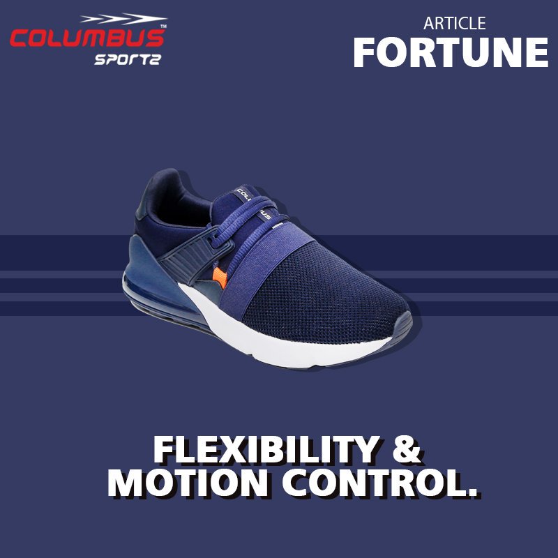 Be it be any sports, adventure, travel or gym, give you the comfort and care they deserve with columbus shoes.
#sportshoes #flexible #menssportshoes #fortuneseries #collection2019 #everydaysports #columbussports