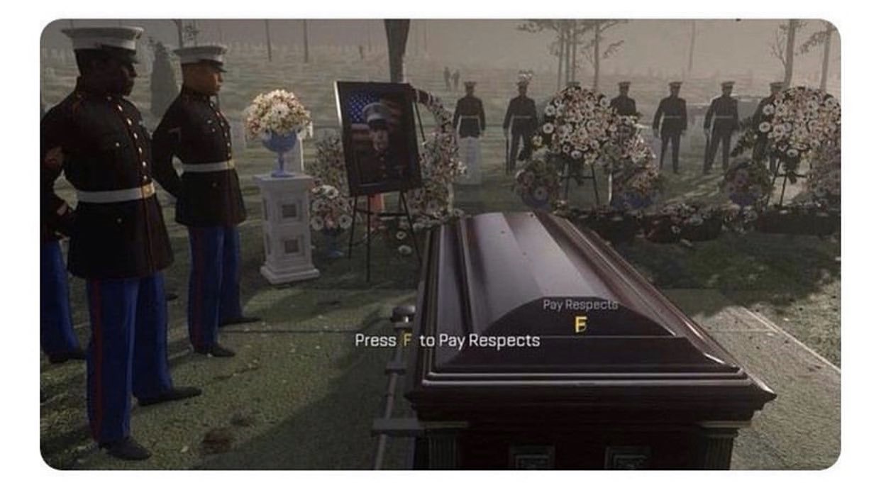 X 上的Star Wars Community：「press F to pay respects