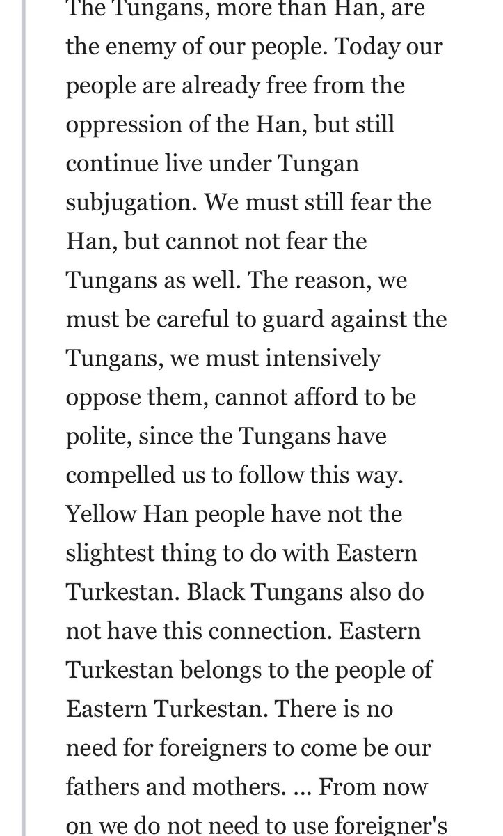 Turkish Islamic Republic of Eastern Turkestan (TIRET) killed and forced to convert Christians and Hindus in Kashgar. Then declared Hui(Tungan), Chinese speaking Muslim their biggest enemy. This prove to be their downfall... https://en.m.wikipedia.org/wiki/First_East_Turkestan_Republic