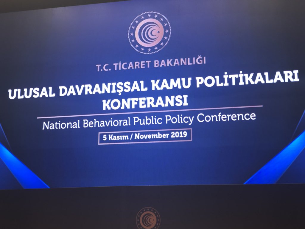 makkifadi's tweet photo. All set for for the start of the National Behavioral Public Policy Conference in Ankara Turkey - honored to be speaking on BIs developments in the region with HE the Minister of Trade of Turkey @pekcan @BehavioralAct @B4Development @SCcorporate @NudgeLebanon https://t.co/sPu6SWEsvr