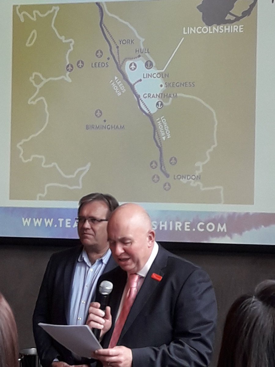 Colin Davie selling the Team Lincolnshire message in Leeds <a href="/TeamLincs/">Team Lincolnshire</a> #Lincolnshire