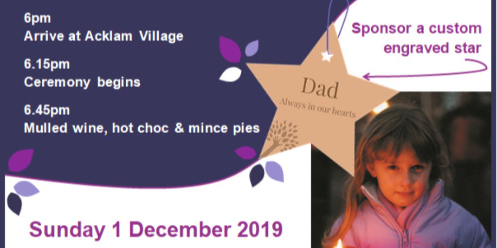 Pembridge Hospice (@pembridgelife) on Twitter photo Join us for our annual Light up a Life remembrance ceremony: a celebration of the lives of people no longer with us from 6-7pm on Sunday 1 December <a href="/AcklamVillage/">Acklam Village</a>. You can register to attend at pembridgehospice.org/light and sponsor a custom engraved star to take home afterwards. Join us for our annual Light up a Life remembrance ceremony: a celebration of the lives of people no longer with us from 6-7pm on Sunday 1 December <a href="/AcklamVillage/">Acklam Village</a>. You can register to attend at pembridgehospice.org/light and sponsor a custom engraved star to take home afterwards.