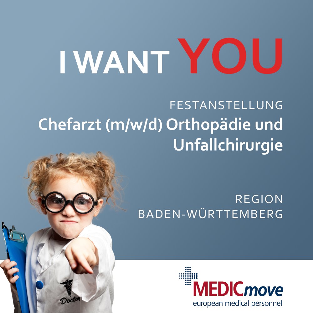 Für unseren Klienten, eine Rehaklinik für die Bereiche #Orthopädie, #Kardiologie und #Pneumologie, suchen wir einen #Chefarzt Orthopädie im Rahmen einer Altersnachfolge. 
Bei Interesse informieren wir Sie gerne weiter!