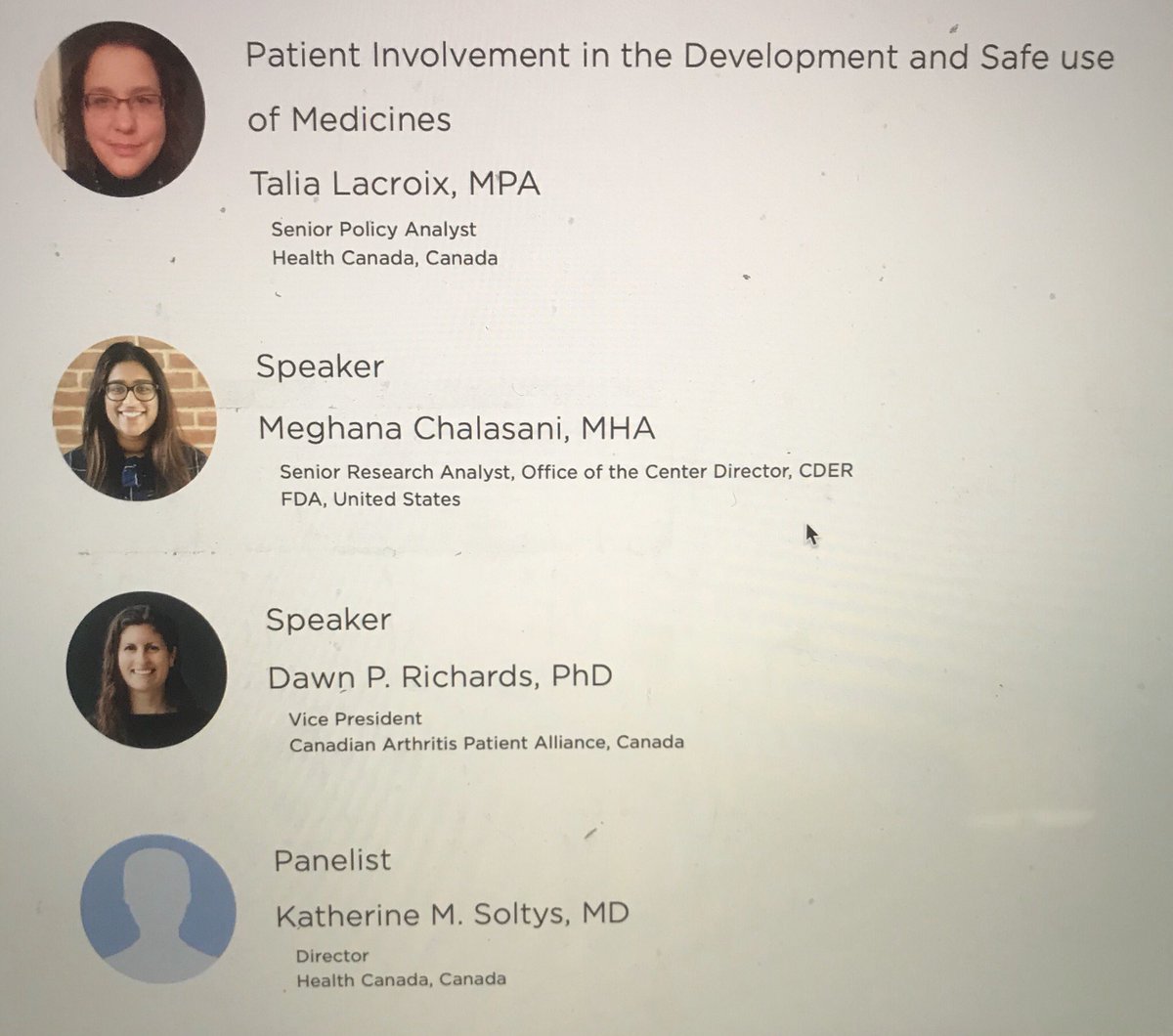 TO_dpr's tweet photo. Last min practice of my talk on today’s non-#manel @DrugInfoAssn Canada’s session “Patient Experience: what it is, Where are we now, and Where are we going?” Happy to be here on behalf of @CAPA_Arthritis - see you at 10.15am! #DIACanada https://t.co/8asPKUJhg5