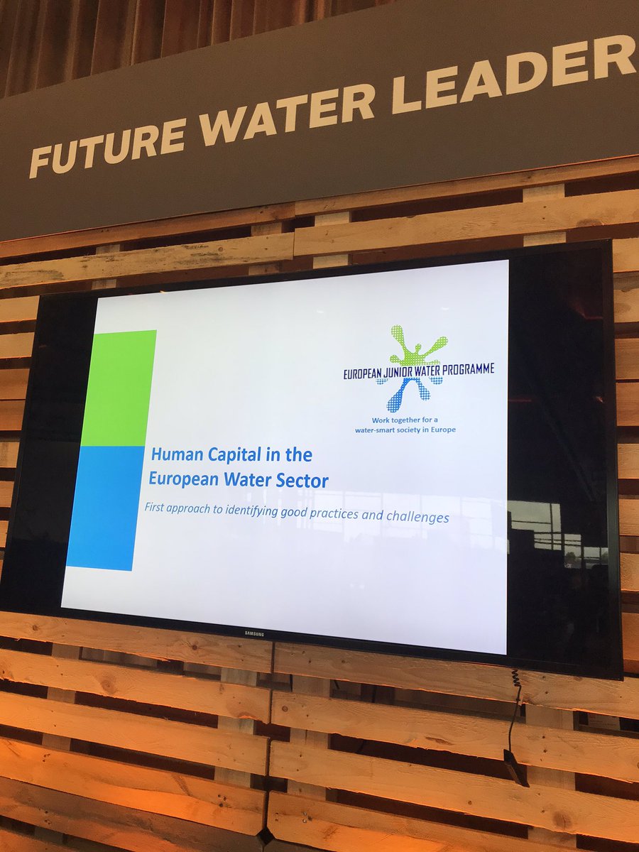 LisaMAndrews_'s tweet photo. Come on down to the #FutureWaterLeaders HR day / People as Leverage to discuss the human capacity gap in the #water sector in Europe! Organised by @Wetskills @eujwp @naomitimmer @DutchWavemakers @Aquatech #AQF19 @SWAN_forum https://t.co/WLqd3syZZf