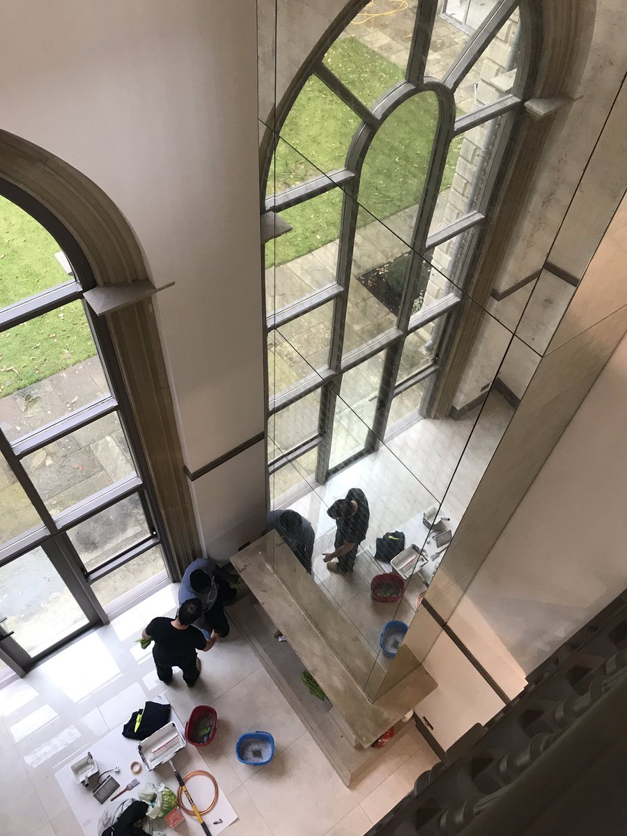 Finishing off a builders clean on an amazing new property in south Manchester. #buildersclean #sparkleclean