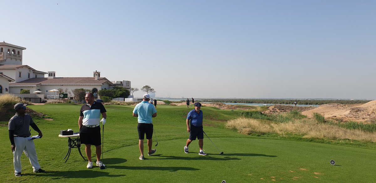 PGANorth's tweet photo. Team @Easthertsgc get us underway @YasLinksGC this morning looking to make a move on the overnight leaders. https://t.co/mWjPT21VYq