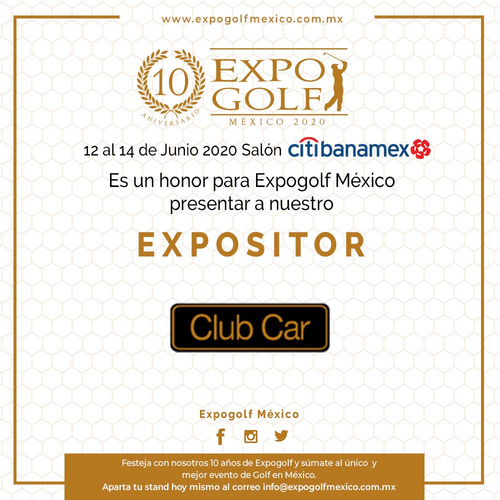 ExpogolfArg's tweet image. Te presentamos a los primeros participantes de la #ExpogolfMéxico #Expogolf2020 ⬇⬇ 
bit.ly/2qiL1Z1