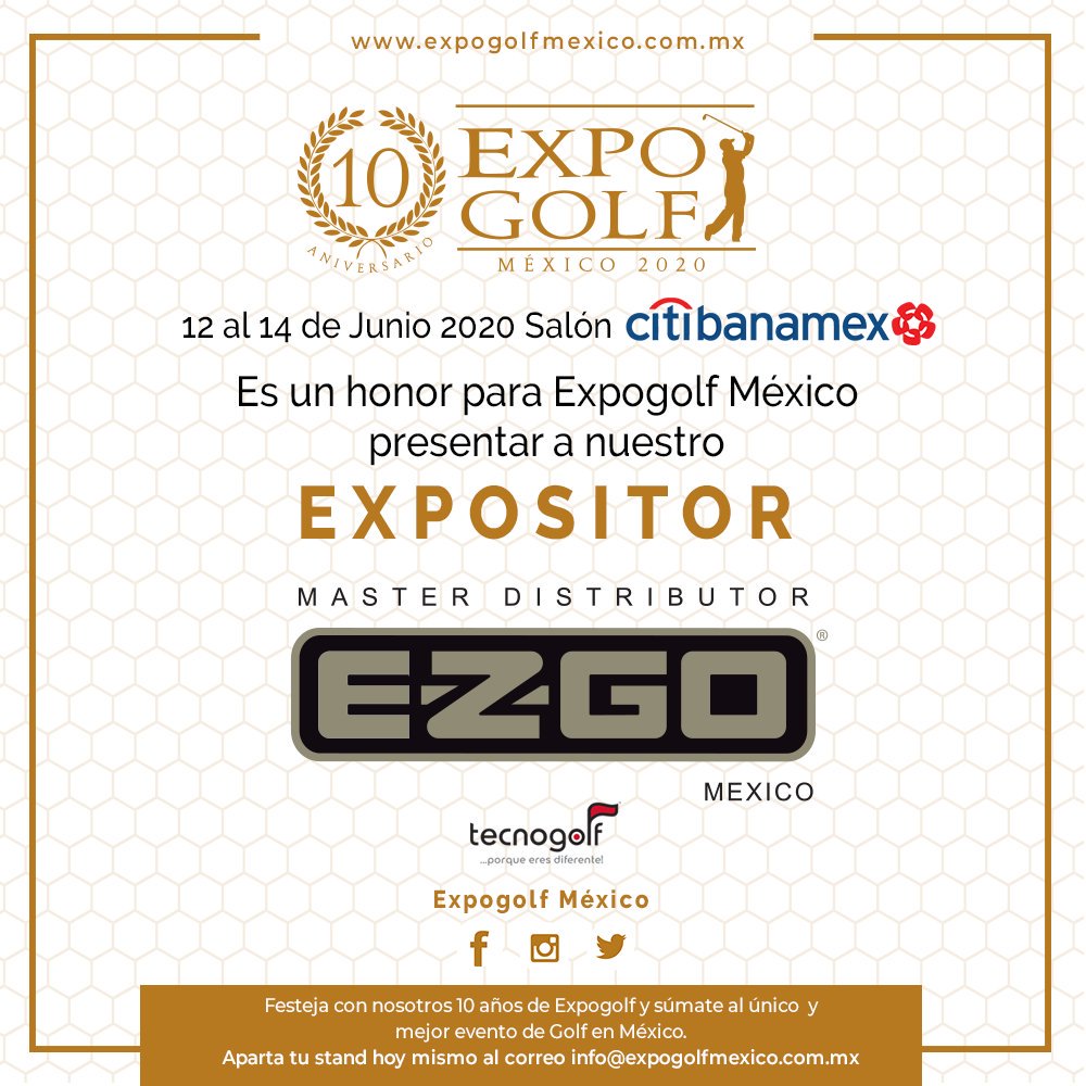ExpogolfArg's tweet image. Te presentamos a los primeros participantes de la #ExpogolfMéxico #Expogolf2020 ⬇⬇ 
bit.ly/2qiL1Z1